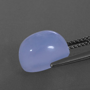 Chalcedony Gemstone in 11 x 9 mm (calibrated) Size for Sale, Chalcedony Stone in Lavender Blue Color