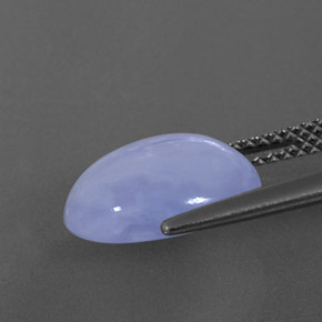 Chalcedony Gemstone in 12 x 10 mm (calibrated) Size for Sale, Chalcedony Stone in Lavender Blue Color