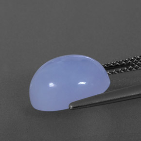Chalcedony Gemstone in 11 x 9 mm (calibrated) Size for Sale, Chalcedony Stone in Lavender Blue Color