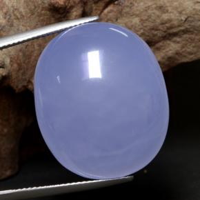 45.9ct Oval Cabochon Lavender Blue Chalcedony for sale thumb image of 45.9ct Oval Cabochon Lavender Blue Chalcedony (ID: 469643)