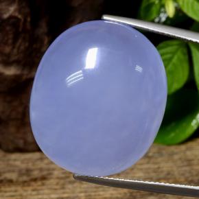 37.7ct Oval Cabochon Lavender Blue Chalcedony Gem for sale 37.7ct Oval Cabochon Lavender Blue Chalcedony Gem (ID: 469829)