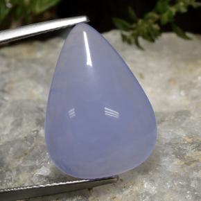 11.1ct Pear Cabochon Lavender Blue Chalcedony for sale thumb image of 11.1ct Pear Cabochon Lavender Blue Chalcedony (ID: 474815)
