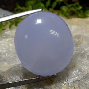Royal Violet Халцедон Камень - 18ct Овал Кабошон (ID: 474820)