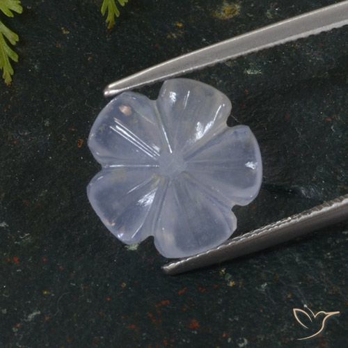 Calcedonia tallada de 5,64 ct, 13,5 x 13,4 mm Procedente de Brasil, Photo A