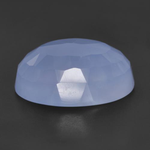 Chalcedony Gemstone in 16 x 12 mm (calibrated) Size for Sale, Chalcedony Stone in Purplish Blue Color