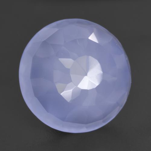 Chalcedony Gemstone in 12 mm (calibrated) Size for Sale, Chalcedony Stone in Light Blue Color