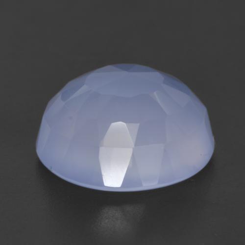 Chalcedony Gemstone in 12 mm (calibrated) Size for Sale, Chalcedony Stone in Purplish Blue Color
