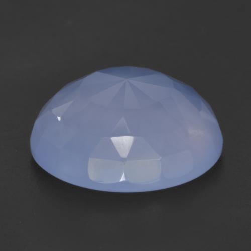 Chalcedony Gemstone in 11.5 mm Size for Sale, Chalcedony Stone in Purplish Blue Color