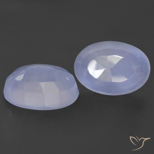 12.11 ct Oval Buff Top Chalcedony, 14 x 9.9 mm From Brazil, Photo A
