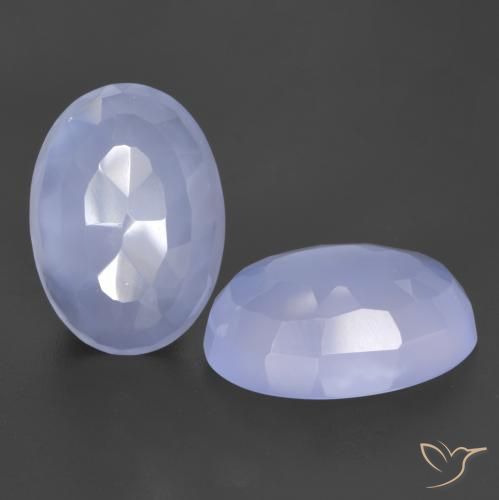 10.49 ct Oval Buff Top Chalcedony, 13.7 x 9.9 mm From Brazil, Photo A