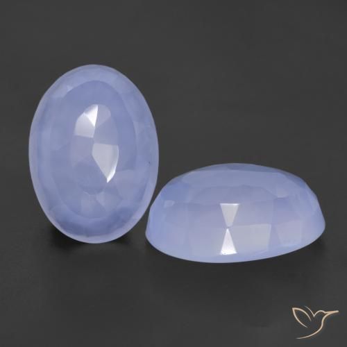 11.32 ct Oval Buff Top Chalcedony, 13.7 x 9.9 mm From Brazil, Photo A