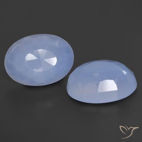 11.06 ct Oval Buff Top Chalcedony, 13.6 x 9.8 mm From Brazil, Photo A
