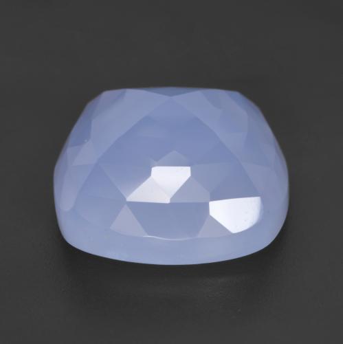 Chalcedony Gemstone in 15 x 15 mm (calibrated) Size for Sale, Chalcedony Stone in Light Purplish Blue Color
