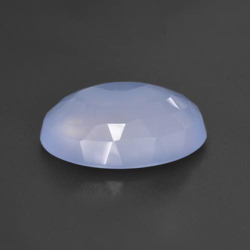 Chalcedony Gemstone in 14 x 10 mm (calibrated) Size for Sale, Chalcedony Stone in Purplish Blue Color