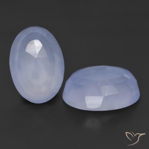 11.81 ct Oval Buff Top Chalcedony, 14.1 x 9.9 mm From Brazil, Photo A