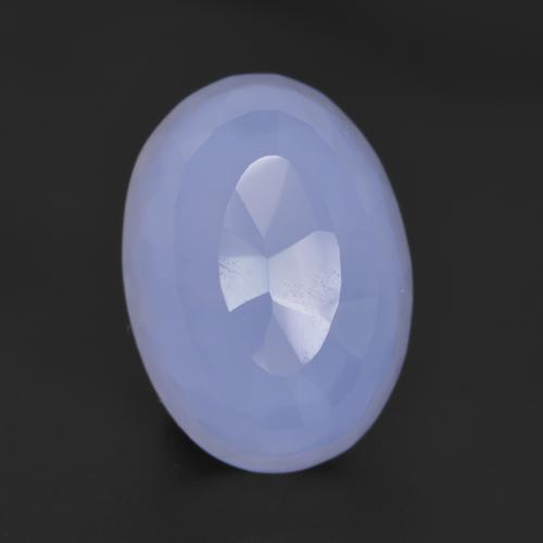 Chalcedony Gemstone in 14 x 10 mm (calibrated) Size for Sale, Chalcedony Stone in Violet Blue Color