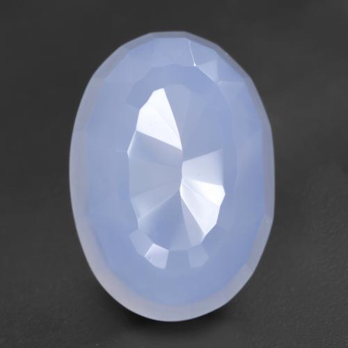 Viola Blu Calcedonio Gem - 6.3ct Formato ovale (ID: 532083)