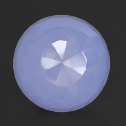 Chalcedony Gemstone in 14 mm (calibrated) Size for Sale, Chalcedony Stone in Light Purplish Blue Color