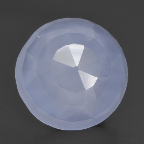 Chalcedony Gemstone in 11 mm (calibrated) Size for Sale, Chalcedony Stone in Purplish Blue Color
