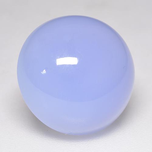 10 Pcs So Gorgeous 15x15 mm BLUE CHALCEDONY Round Cabochon