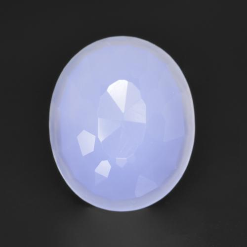 Chalcedony Gemstone in 11 x 9 mm (calibrated) Size for Sale, Chalcedony Stone in Light Blue Color