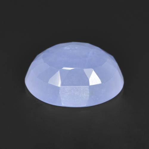 Chalcedony Gemstone in 11 x 9 mm (calibrated) Size for Sale, Chalcedony Stone in Light Purplish Blue Color