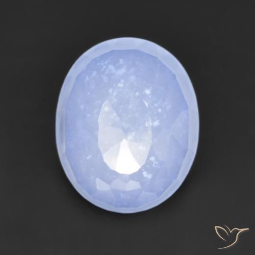 3.62 ct Oval Buff Top Chalcedony, 11 x 9 mm From Namibia, Photo A