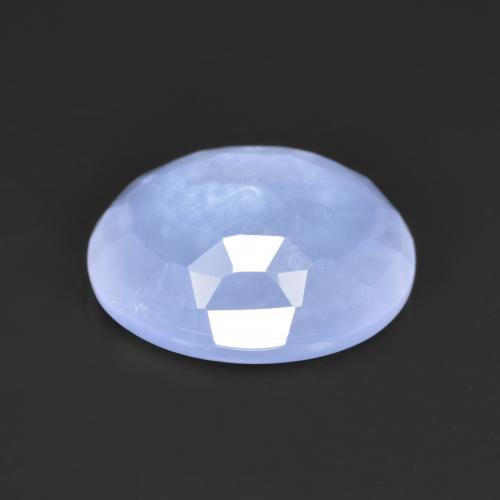 Chalcedony Gemstone in 11 x 9 mm (calibrated) Size for Sale, Chalcedony Stone in Violet Blue Color
