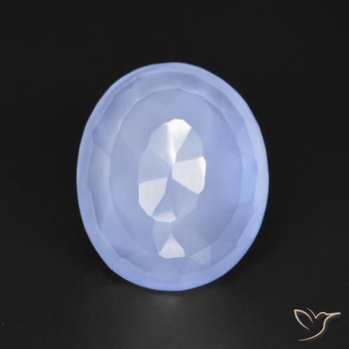 3.22 ct Oval Buff Top Chalcedony, 10.7 x 8.9 mm From Namibia, Photo A