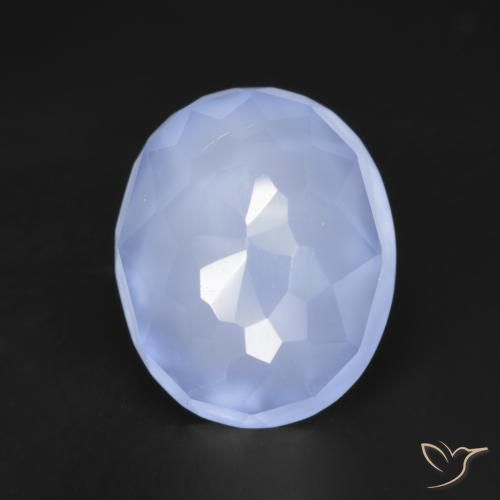 3.19 ct Oval Buff Top Chalcedony, 10.9 x 9 mm From Namibia, Photo A