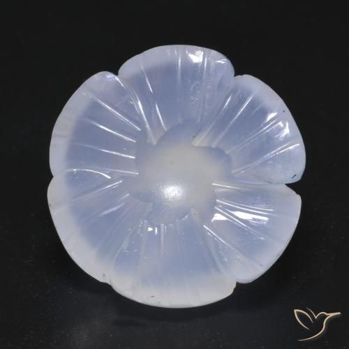 11.62 ct Carved Chalcedony, 17.2 x 17 mm From Brazil, Photo A