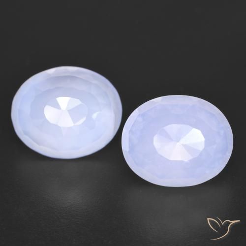 7.44 ct Oval Buff Top Chalcedony, 11 x 9.1 mm From Brazil, Photo A
