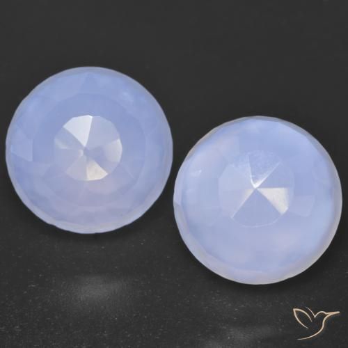15.78 ct Round Rose Cut Chalcedony, 12.9 mm From Brazil, Photo A