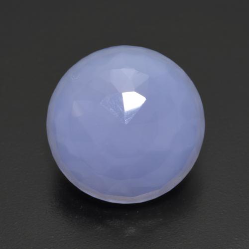 Light Blue Chalcedony Gem - 6.5ct Round Rose-Cut (ID: 609960)