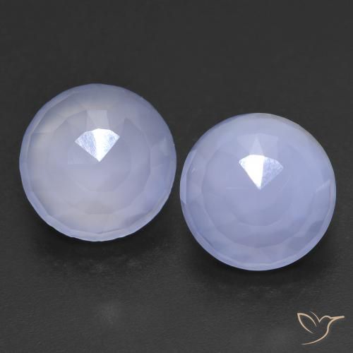 13.2 ct Round Rose Cut Chalcedony, 12.6 mm From Brazil, Photo A