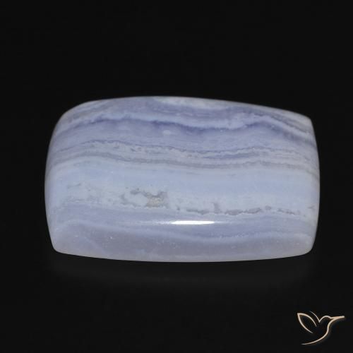 Chalcedony Gemstone in 24.4 x 18.9 mm Size for Sale, Chalcedony Stone in Light Sky Blue Color