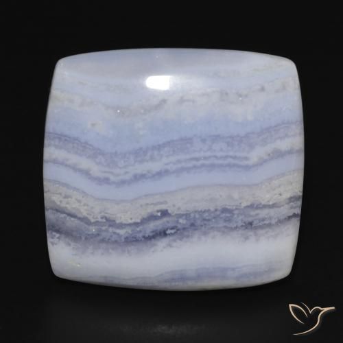 24.82ct Natural Light Sky Blue Chalcedony, Cushion, Opaque
