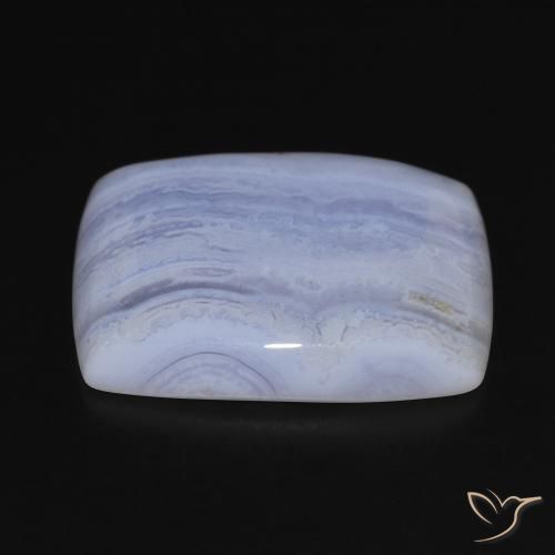 Chalcedony Gemstone in 26.5 x 21.1 mm Size for Sale, Chalcedony Stone in Light Blue Color