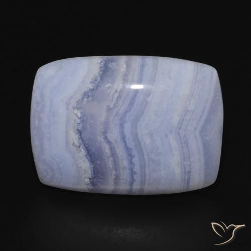19.7 ct Cushion Chalcedony, 23.3 x 17.3 mm From Brazil, Photo A