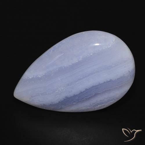 16.29 ct Pear Chalcedony, 26.1 x 16.6 mm From Brazil, Photo A