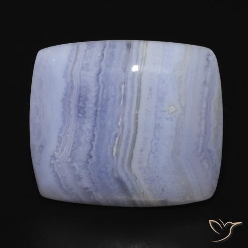 28.5 ct Cushion Chalcedony, 24.4 x 21.8 mm From Brazil, Photo A