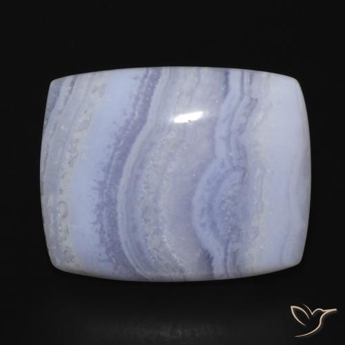 18.03ct Natural Light Blue Chalcedony, Cushion, Opaque
