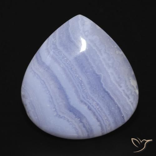 17,84 ct Pera Calcedonia, 21,1 x 19,9 mm De Brasil, Photo A