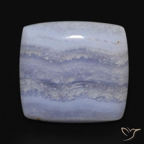 19.08ct Natural Light Blue Chalcedony, Cushion, Opaque