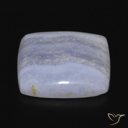 Chalcedony Gemstone in 20 x 19.1 mm Size for Sale, Chalcedony Stone in Light Blue Color