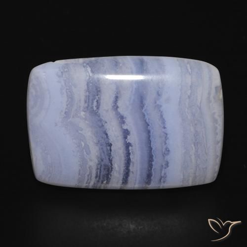 15.66ct Natural Light Blue Chalcedony, Cushion, Opaque