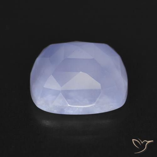 Chalcedony Gemstone in 12 x 12 mm (calibrated) Size for Sale, Chalcedony Stone in Purplish Blue Color