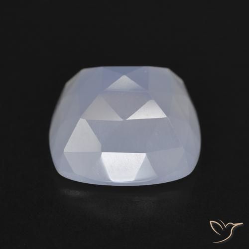 Chalcedony Gemstone in 12 x 12 mm (calibrated) Size for Sale, Chalcedony Stone in Light Purplish Blue Color