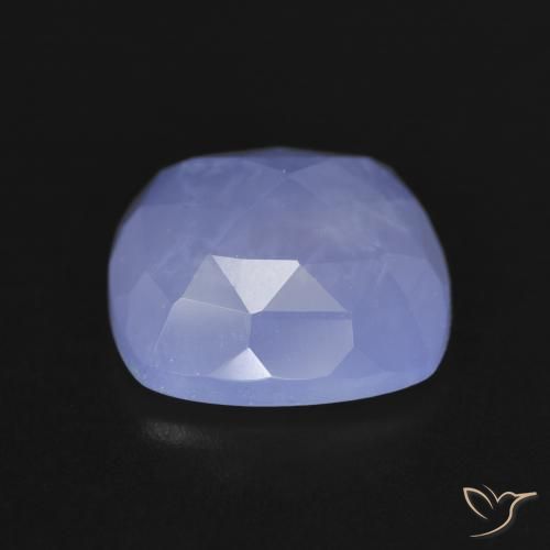 Chalcedony Gemstone in 12 x 12 mm (calibrated) Size for Sale, Chalcedony Stone in Purplish Blue Color