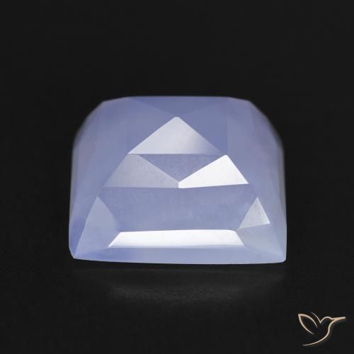 Chalcedony Gemstone in 12 x 12 mm (calibrated) Size for Sale, Chalcedony Stone in Purplish Blue Color